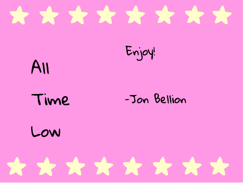❀Jon Bellion- All Time Low (Clean) Audio❀