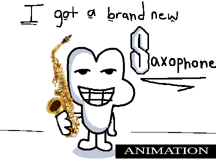 I got a brand new SAXOPHONE 