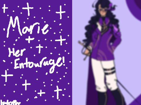 [ marie + her entourage (refs :DD) . 112 ]