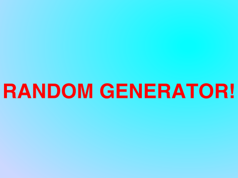 Random generator