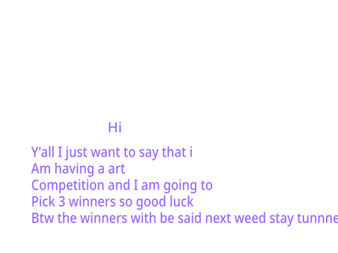 Art competition 