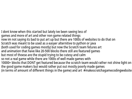 Wasn't scratch made for coding GAMES