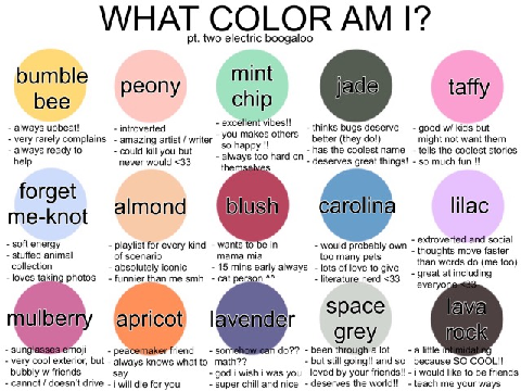 haikyuu edition: what colour am i?