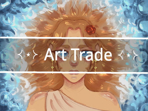 ⧼⋆⧽ art trade with @StentorScratchGirl ⧼⋆⧽ aphrodite ⧼⋆⧽