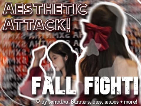 aesthetic attack! ꒰ fall fight ꒱ ❍ contest