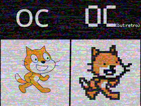 i will make your oc retro (again)