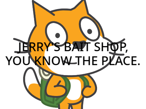 Scratch Cat tells a story