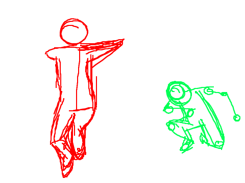 Sans x Chara Fighting..? Lol I failed. 