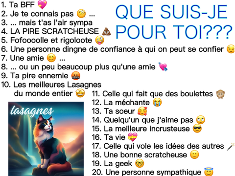 Que suis-je pour toi?