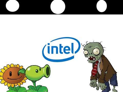 Plants vs. Zombies Intel Logo