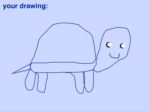THE ONE MINUTE CHALLENGE (what I drew)