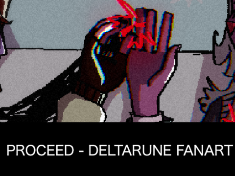 deltarune ch. 4 weird route fanart