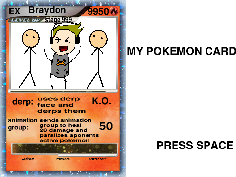 my pokemon costom cards