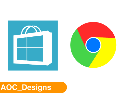Microsoft store and google drawing