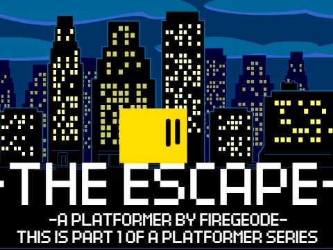THE ESCAPE - PART 1 -a platformer series-          #Platformer #Games #All