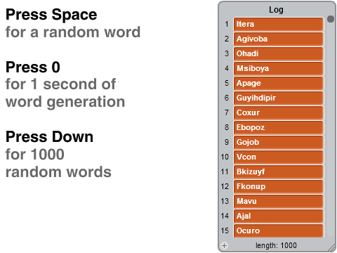 Word Generator