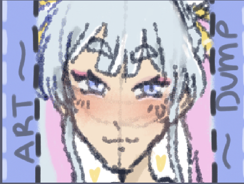 giant art dump !!! (traditional + digital)