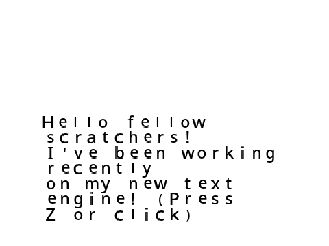 New and improved Text engine!