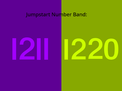 Jumpstart Numbers Band 1211-1220