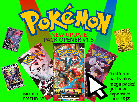 PokePack [POKEMON PACK OPENER 2025]  (NOW MOBILE FRIENDLY!) #pokemon   #games #all