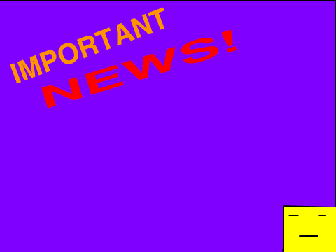 Important news!