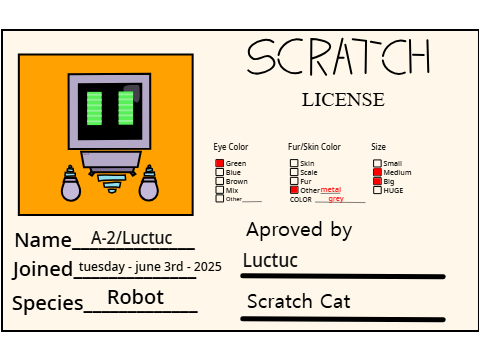 Make Your Own Scratch License remix