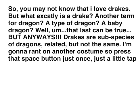 Drakes W.I.P.