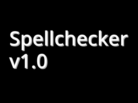 Spellchecker v1.0