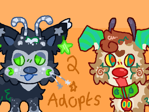 two adawpts :3