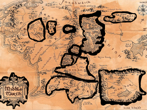 Middle cabin - a LOTR themed leader app
