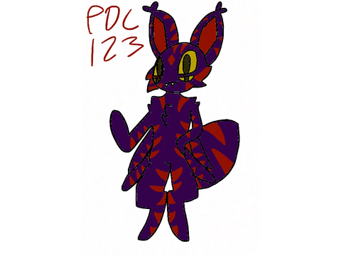 i drew a new fursona :3