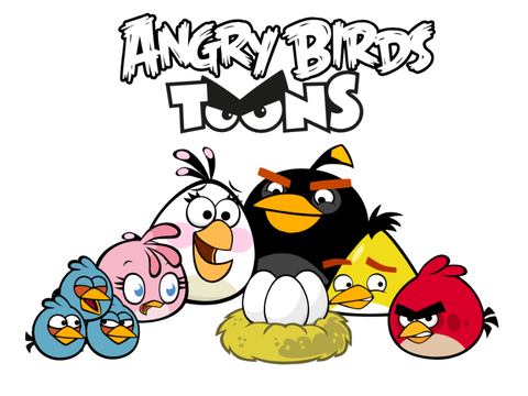 Angry Birds Toons: Poster Recreation