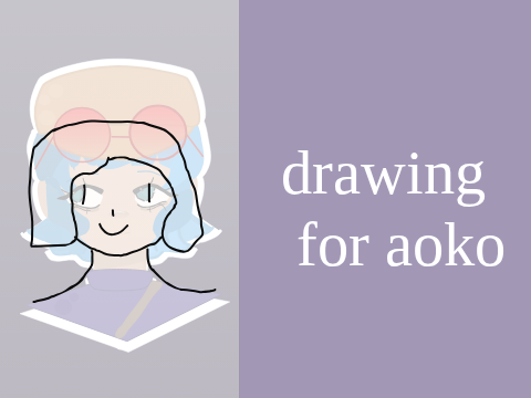 drawing for @hgwartsaoko