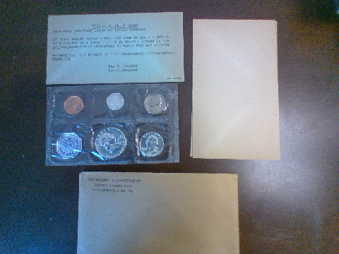 1958 proof set in OGP