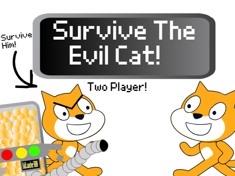 Survive The Evil Cat (Two Player)