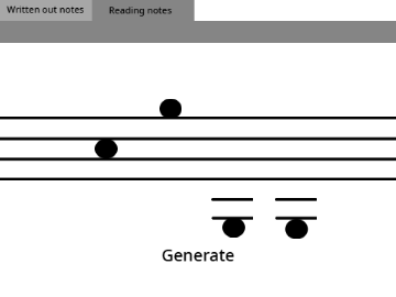 Violin practice game thingy