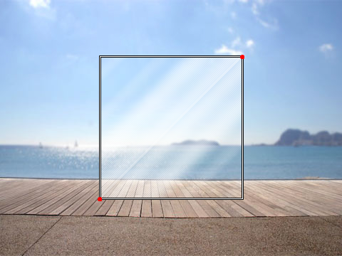Glass window