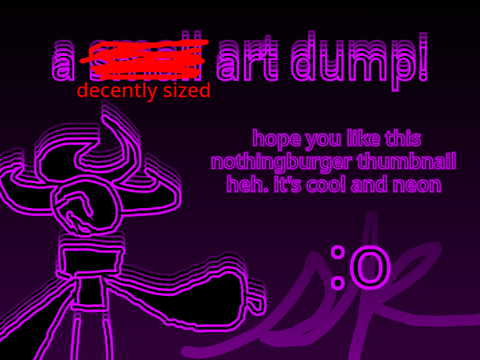 a silly art dump!