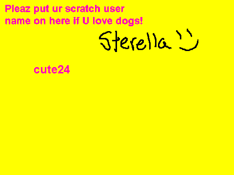 Pleaz put ur  scratch user name if U love dogs (remix)