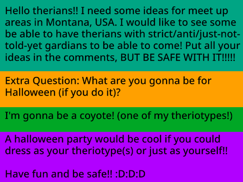 Therian Meet-ups in Montana, USA!!!! 