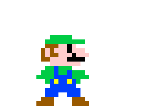 luigi pixels