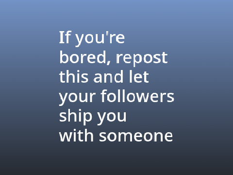 prolly gonna regret this :,3