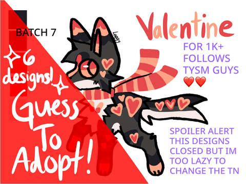 [closed until batch 8] 1k+ Rotating Guess To Adopt!