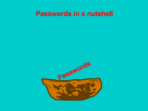 Passwords in a nutshell