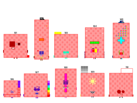 Numberblocks Retro 101-110 (Remake)