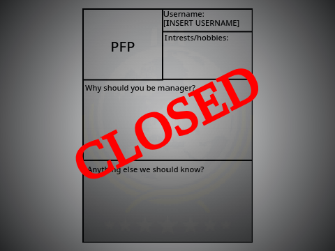 [CLOSED] LCRM Manager Application