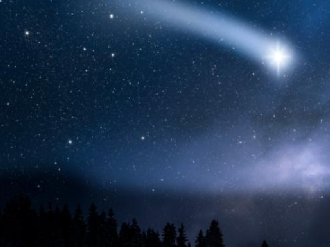 The falling star.