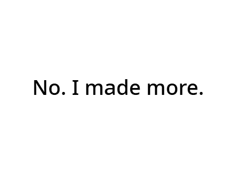 Will I ever stop making useful blocks?
