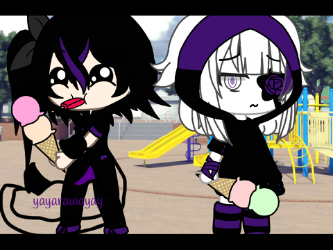 My oc is afraid of losing her bff
