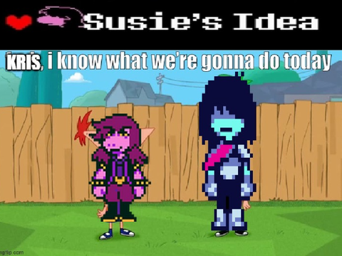 i know what we're going to do today
